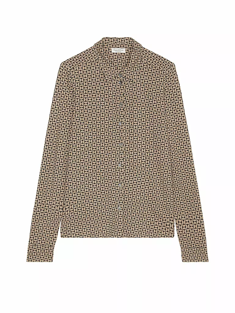 MARC O'POLO Jerseybluse  braun