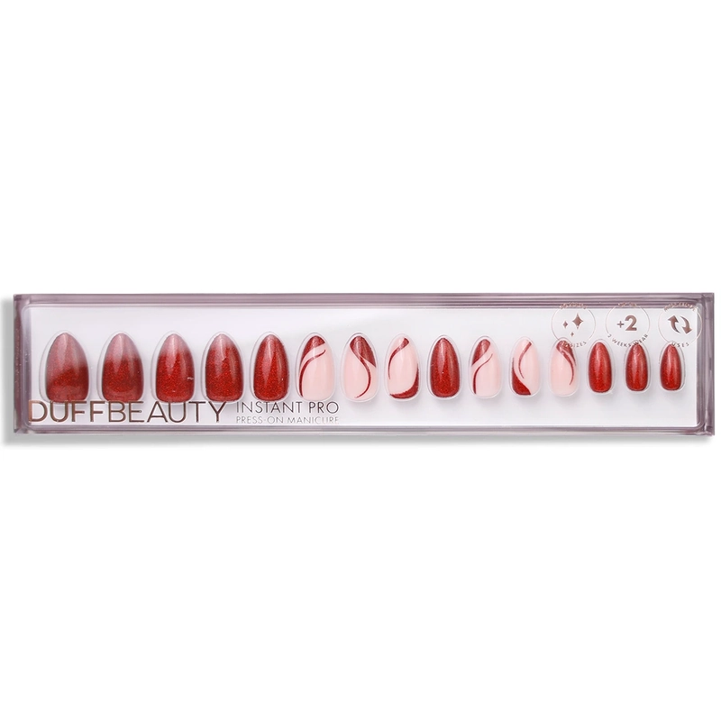 DUFFBEAUTY Reusable Press-on Manicure - Space Cherry