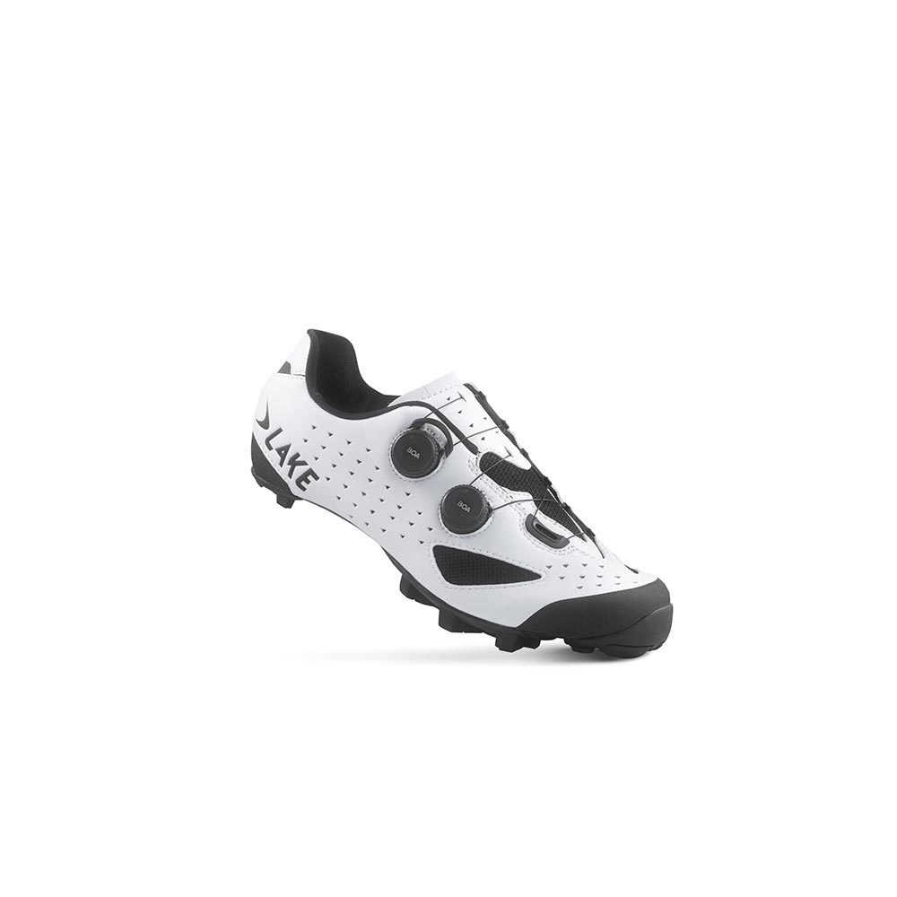 Lake MX238 Mountainbikeschoenen Wit/Zwart Clarino Heren