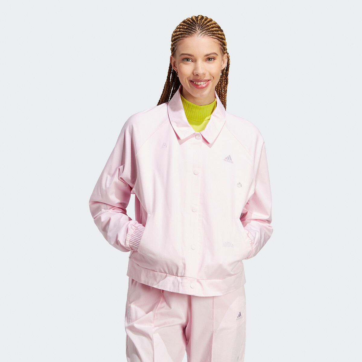 Roupas esportivas Adidas<br>Colete com estampa inspirada em cristais de cura