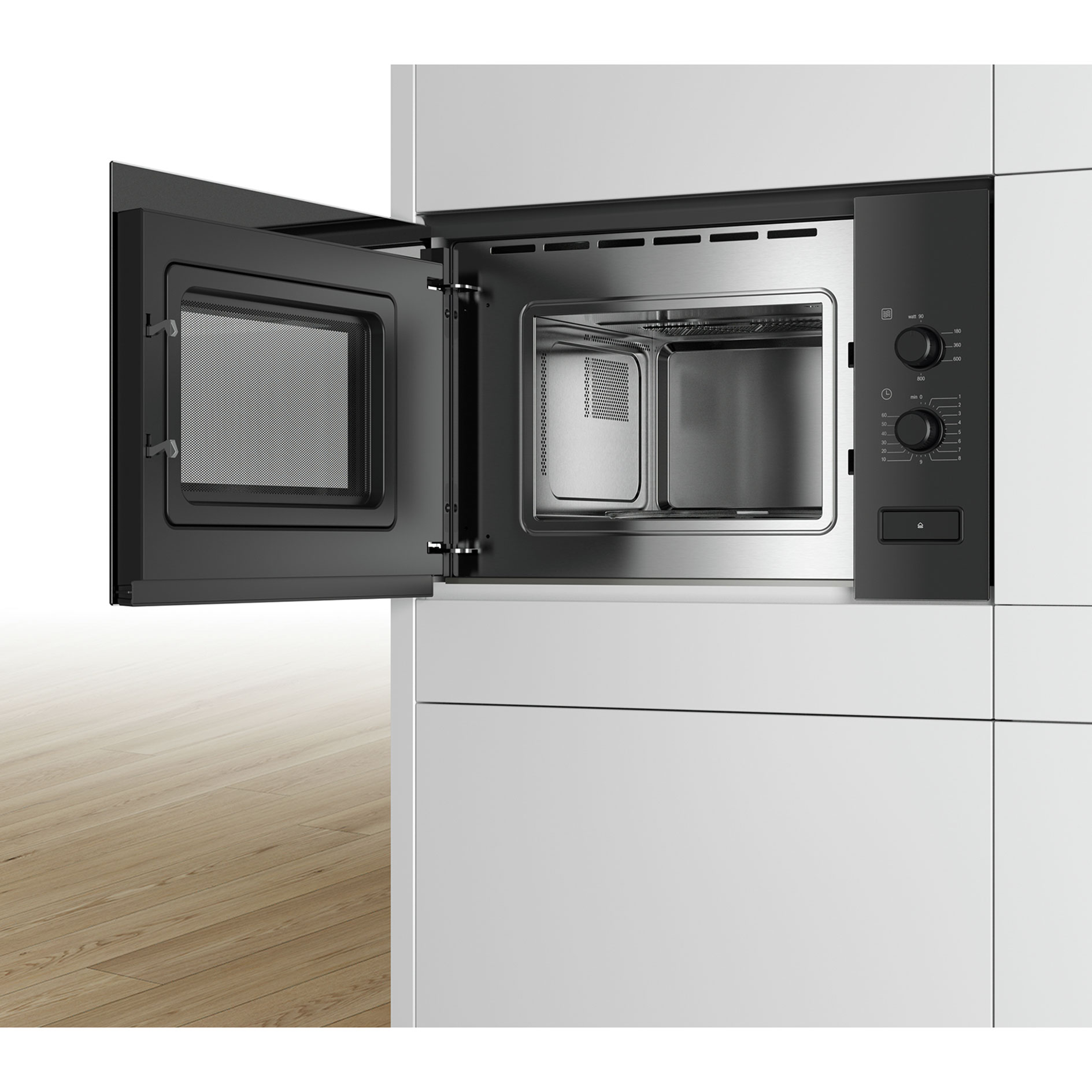 BOSCH Einbau-Mikrowelle BFL520MB0 - schwarz - 20 Liter