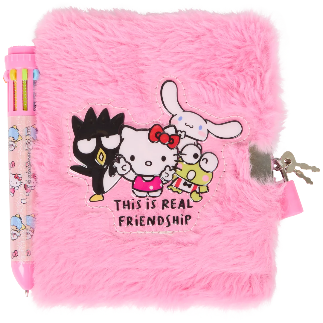 Journal en peluche avec cadenas