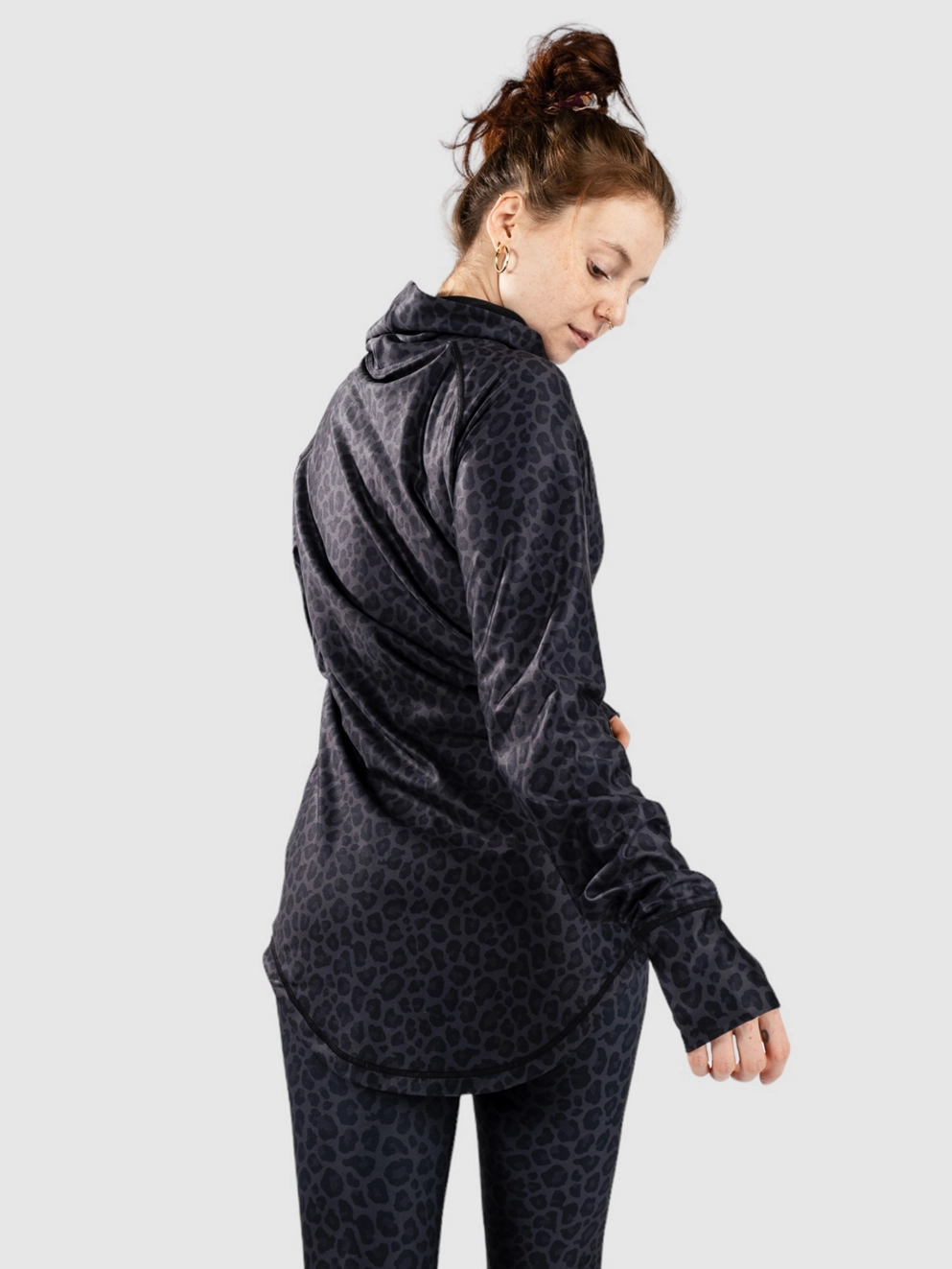 Eivy Icecold Base Layer Top black leopard