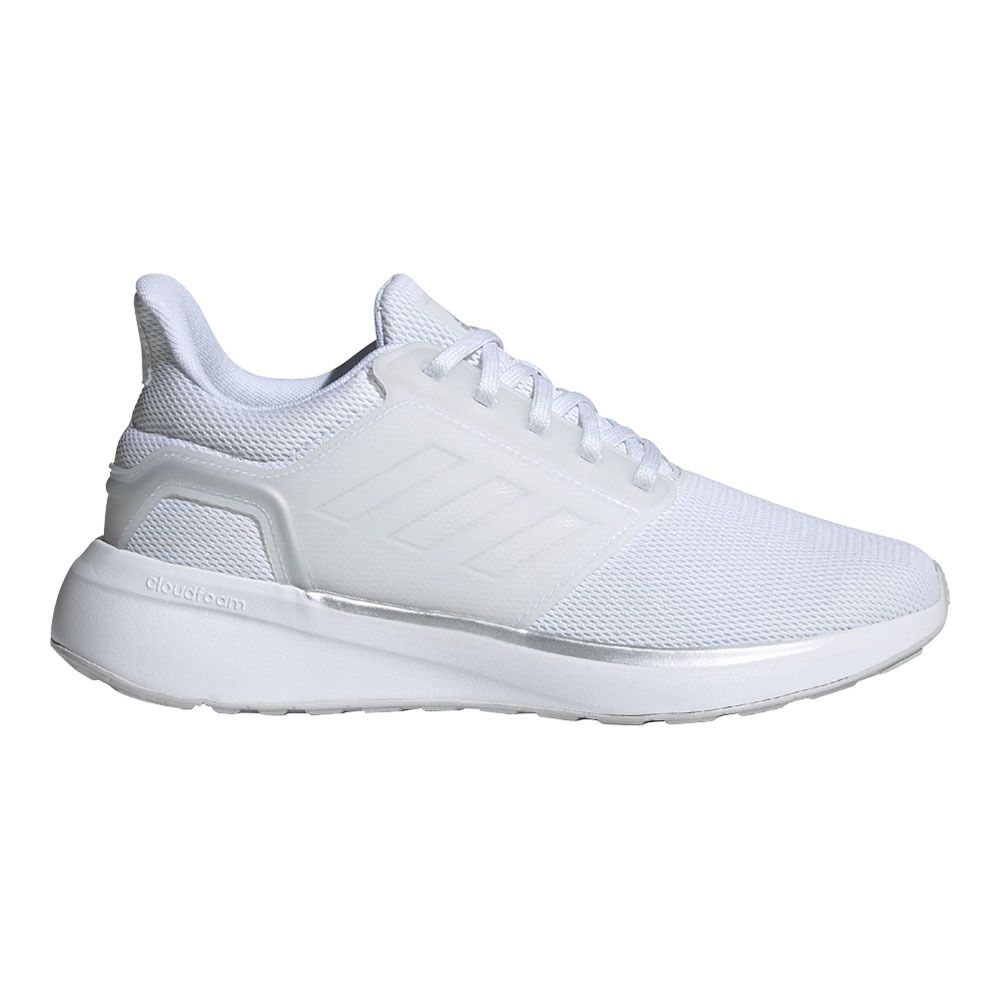 Adidas Performance EQ19 RUN - Chaussures running Femme ftwwht/ftwwht/silvmt
