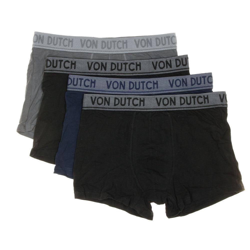 Von Dutch X4 Boxers Homme Bleu/Gris/Noir Von Dutch ORIAS