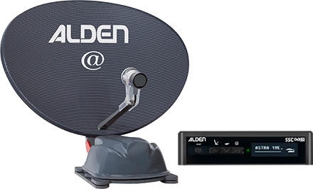 Alden AS2@ 80 HD Platinium vollautomatische Satellitenanlage inklusive S.S.C. HD Steuermodul und LTE Antenne