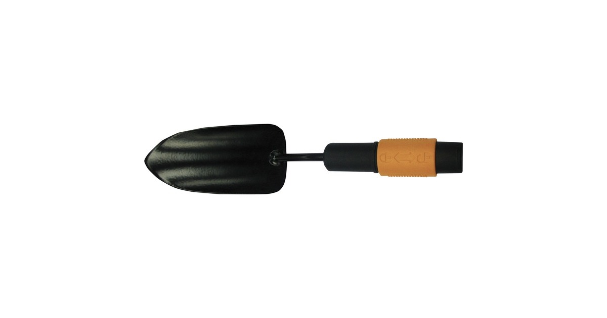 FiskarsQuikFit Bloemenschep handschepje  (Zwart/oranje, 1000730)