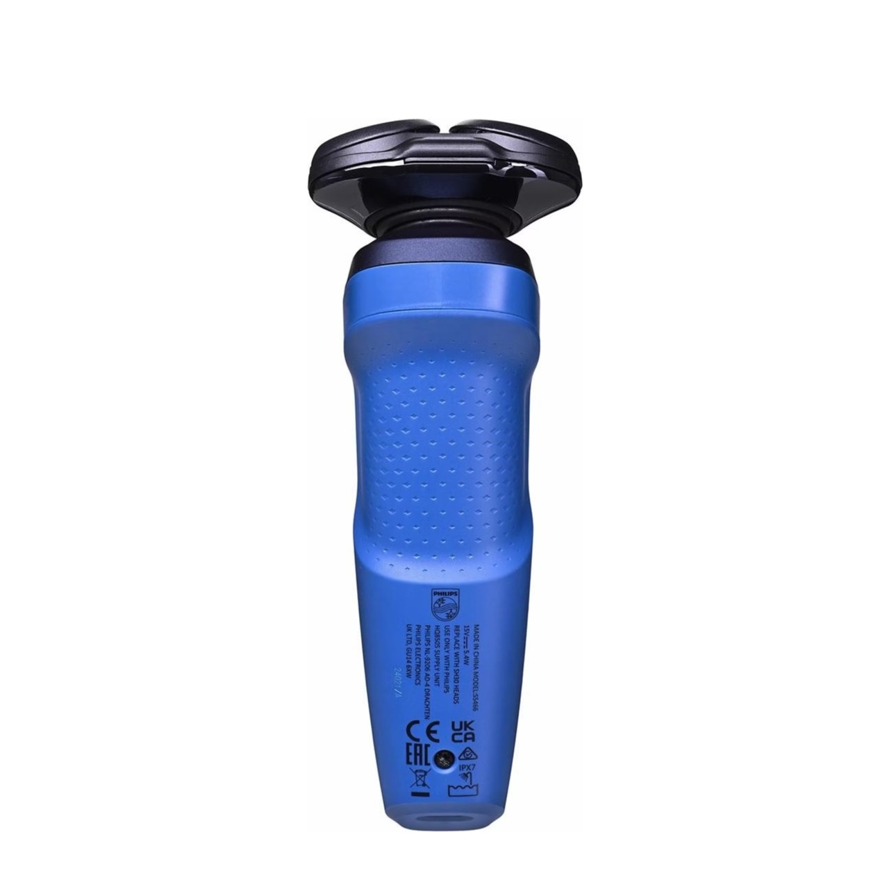 Shaver Series 5000 Elektrischer Scherkopf Haarschneider Bart Trimmer Akku Rasierer Wet & Dry mit 2 Aufsätzen (S5466/17) - Blau