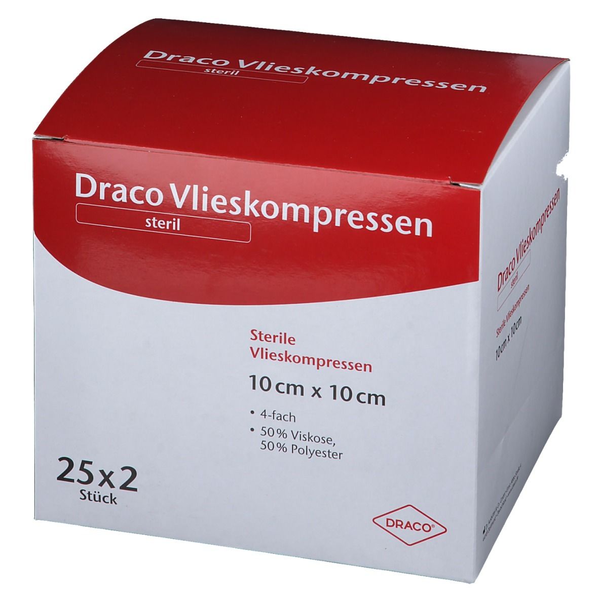 Draco Vliesstoffkompressen 10 x 10 cm steril