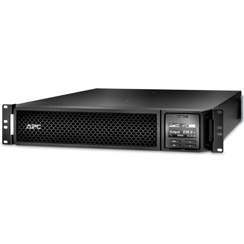APC Smart-UPS On-Line SRT2200RMXLI - 2 200 VA, 8x C13 et 2x C19, montage en rack