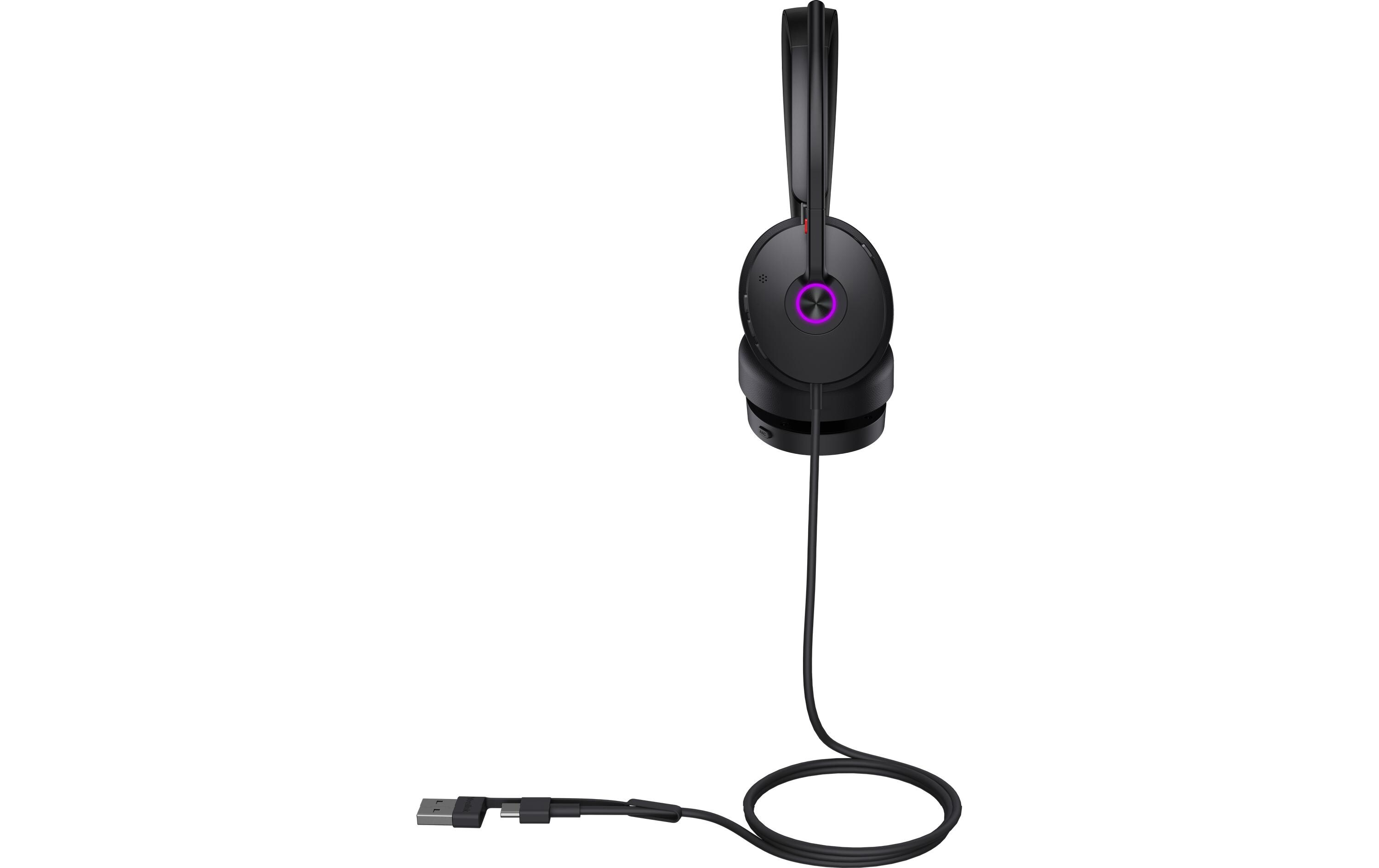UH48 Dual UC USB-C/A KabelgebundenYealink UH48 Dual UC USB-C/A Kopfhörer Kabelgebunden Kopfband Anrufe/Musik USB Type-C / USB Type-A Schwarz