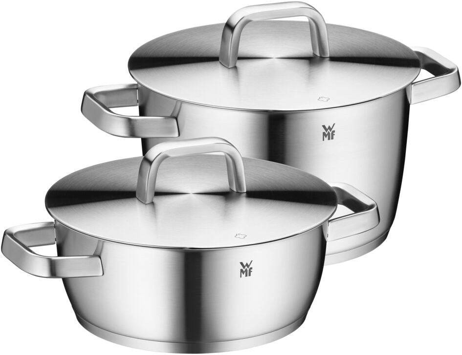 WMF Iconic 2-delige set kookpan hoog + laag - Ã220mm