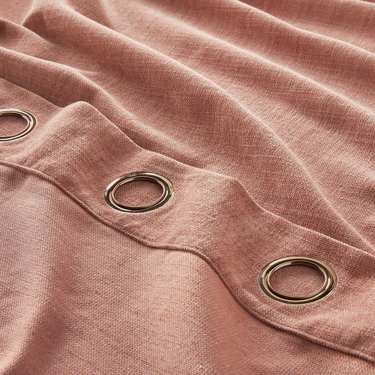 LA REDOUTE INTERIEURS<br>Cortina com ilhós, efeito envelhecido, Figuera