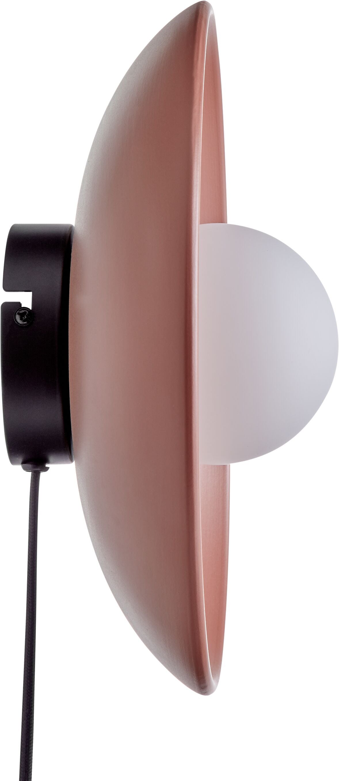 SERANA Wand- / Deckenleuchte - Orange / H: 13.0 cm x D: 30.0 cm