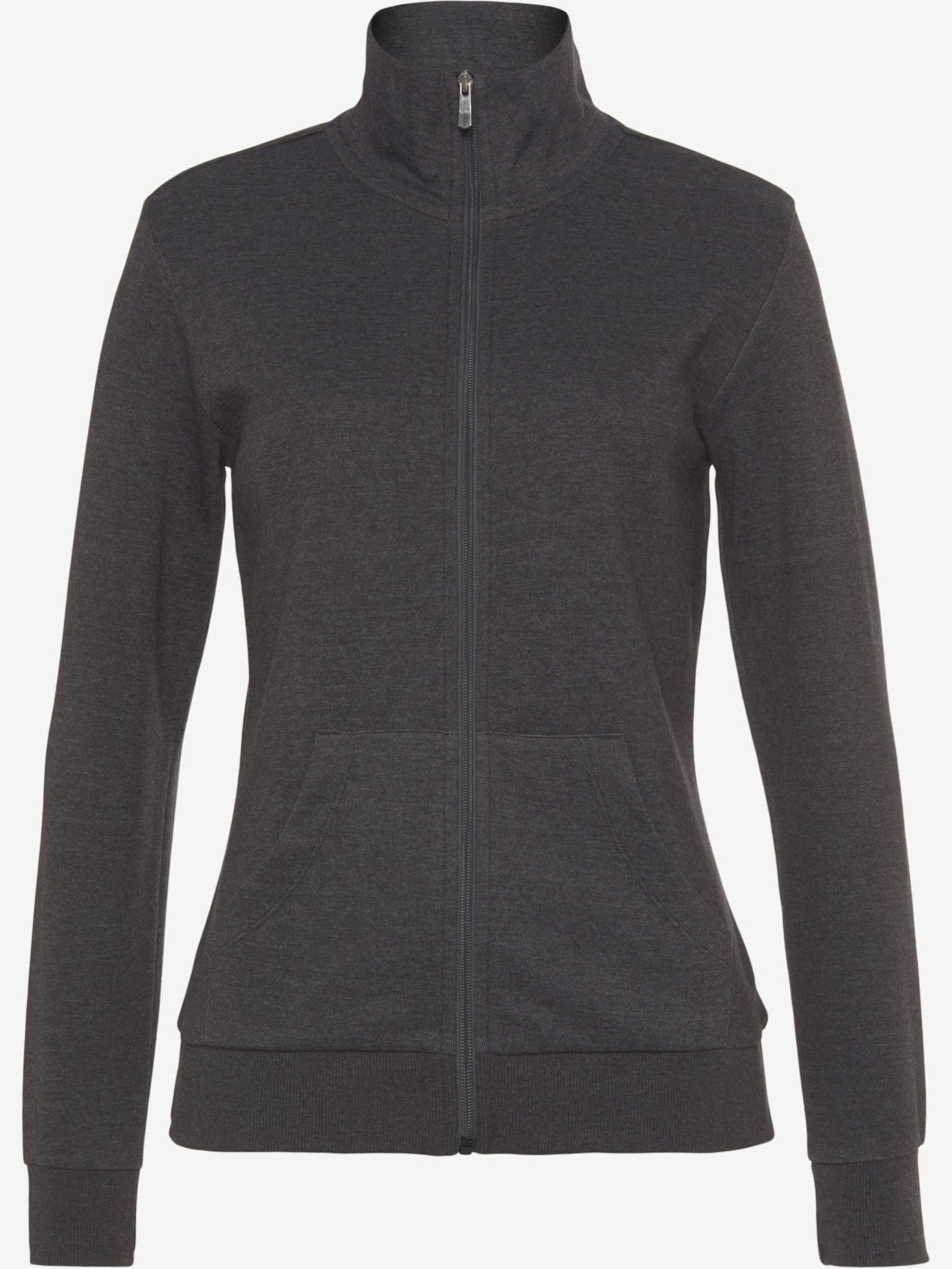 Veste sweat à col montant