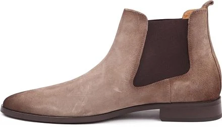 Suitable Chelsea Boot Suede Beige 15632-S0173 kopen