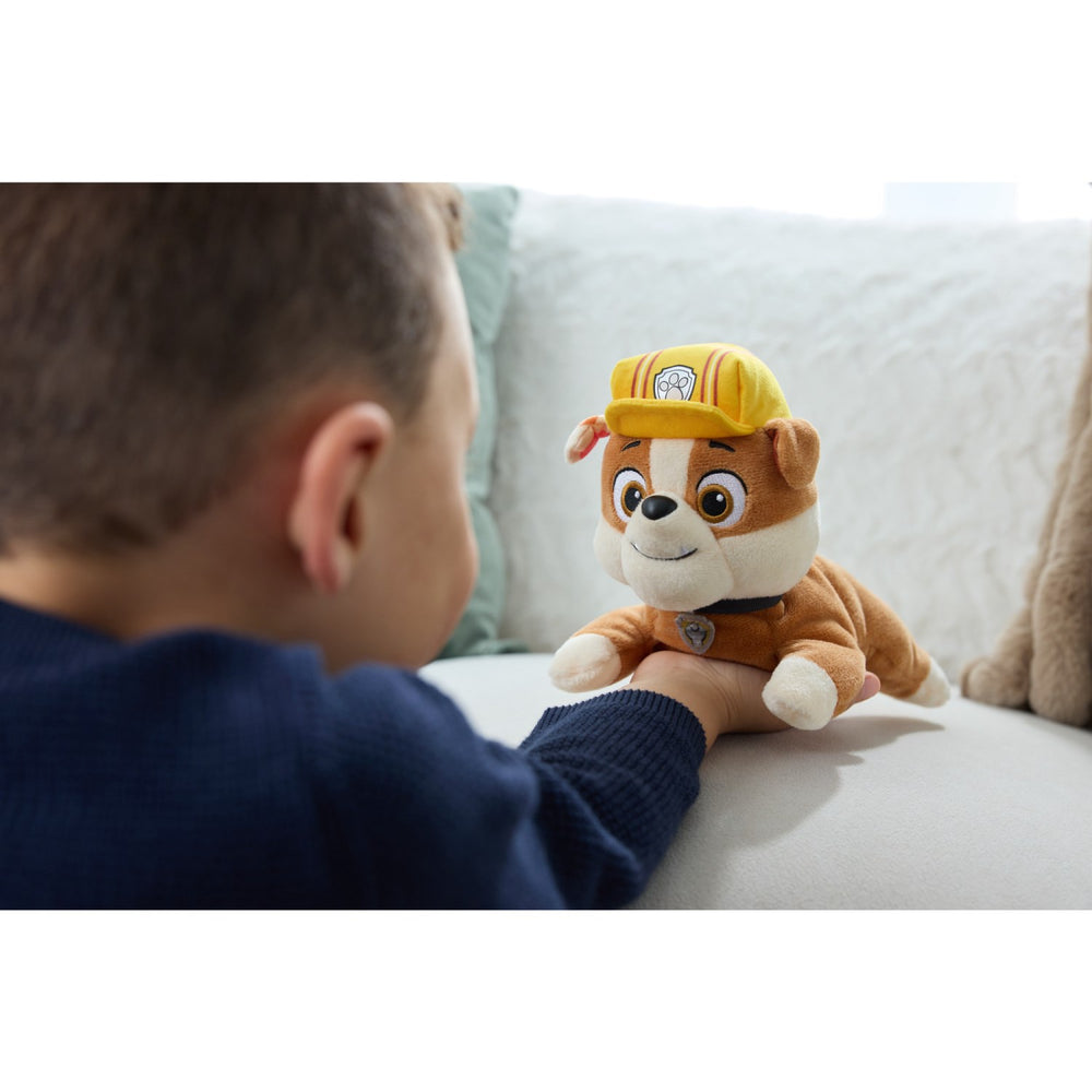 Køb Paw Patrol Gund Hat & Halsbånd Plys 20 Cm Rubble