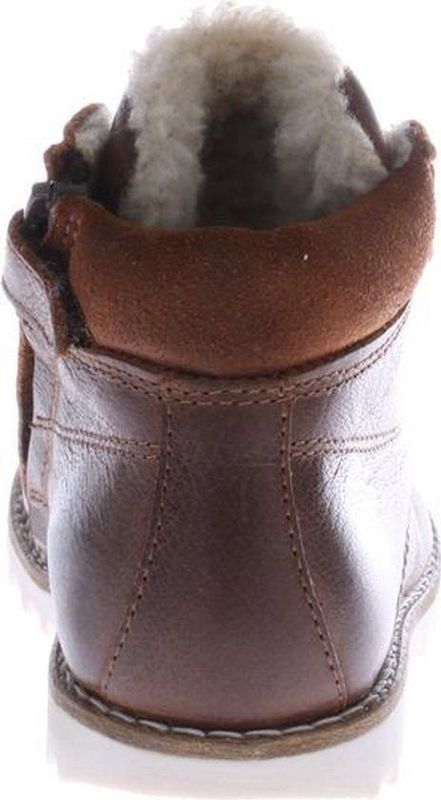 Pinocchio - P2125 - Enkelboots - Bruin - Leer - Rubber Zool