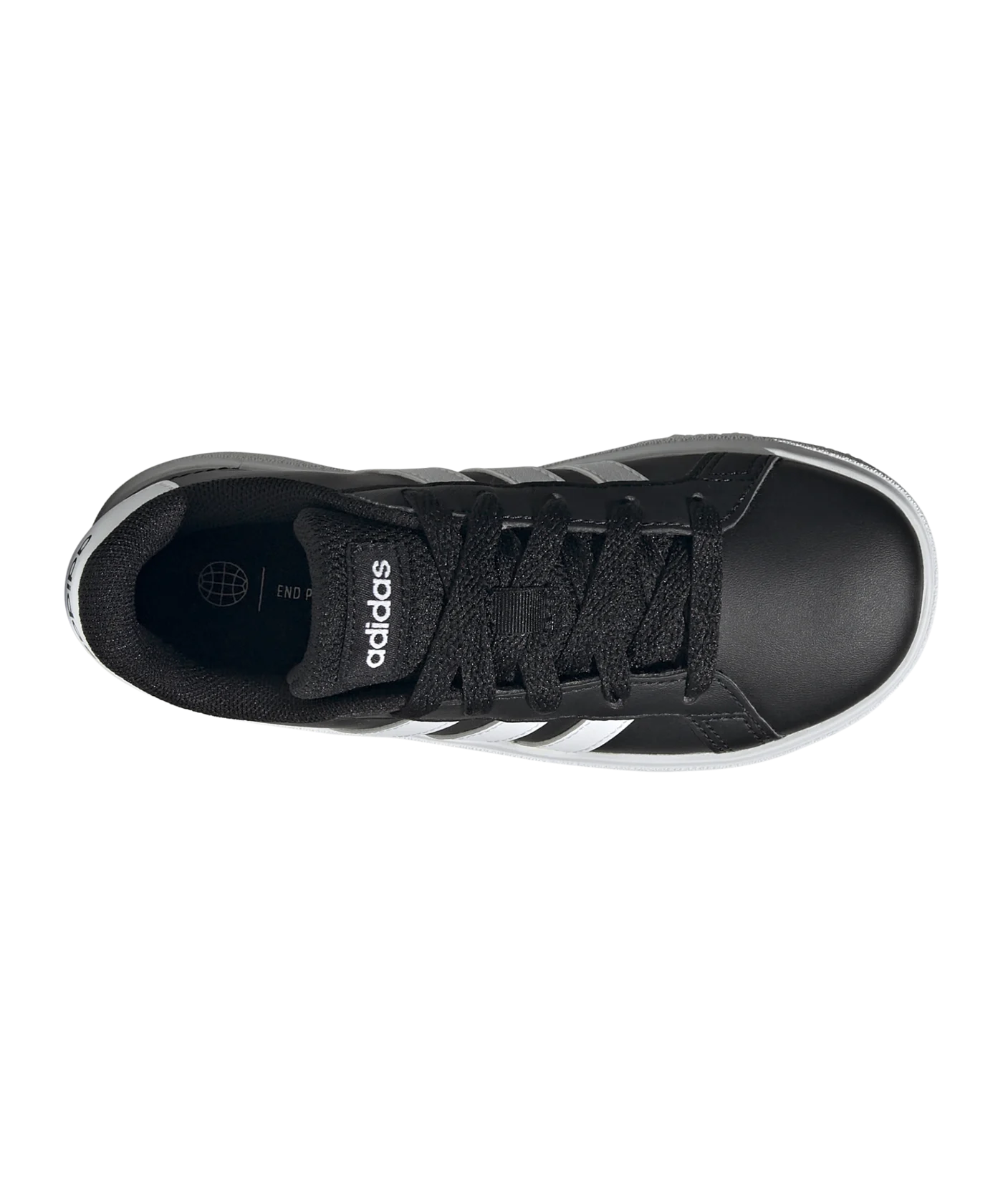 adidas Grand Court 2.0 Kids Schwarz Weiss