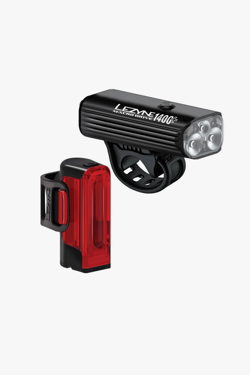 Lezyne Macro Drive 1400+  Strip Drive Pro 400+ Lichtset