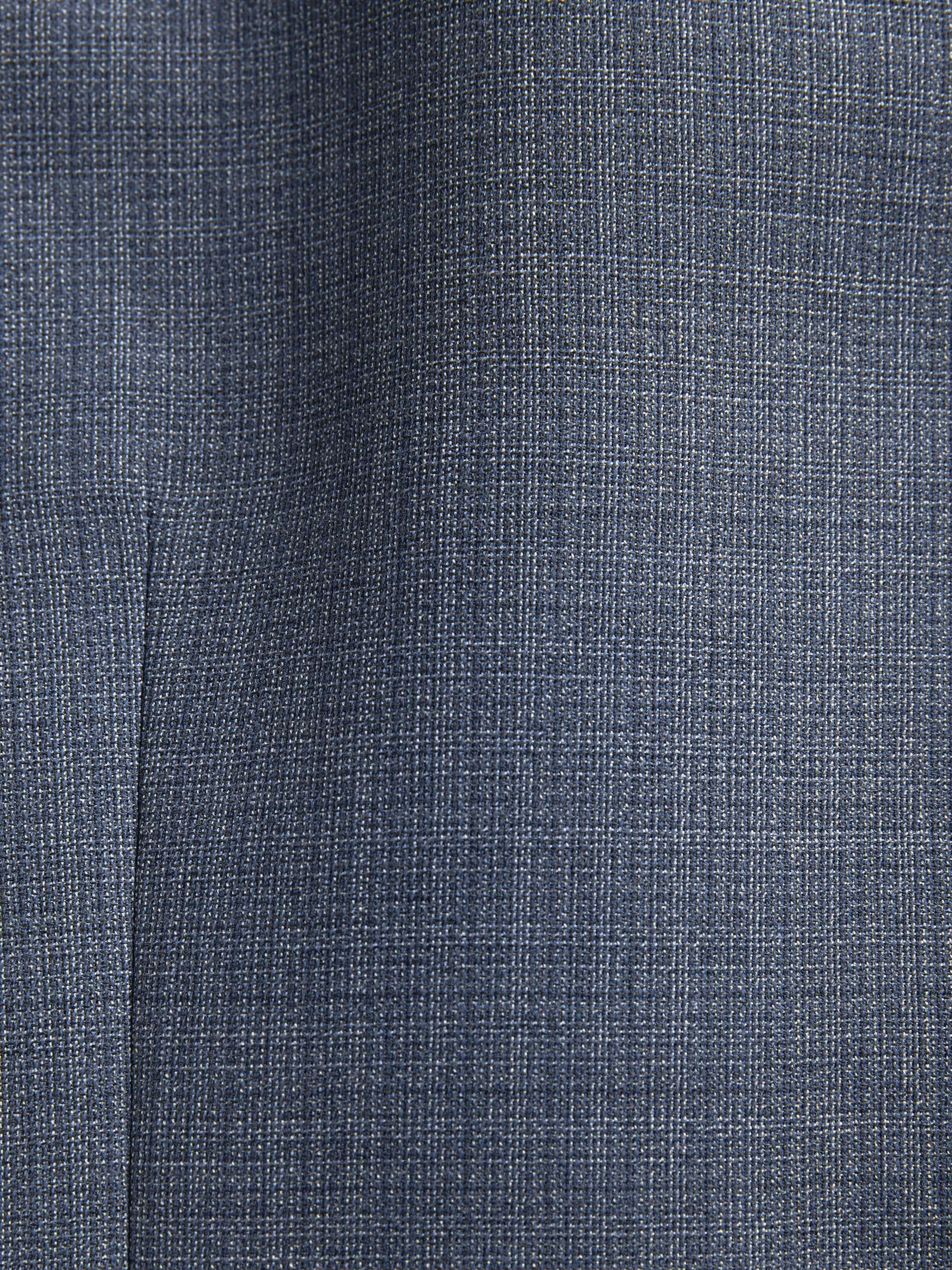 Lichtblauw - Herenvest met textuur