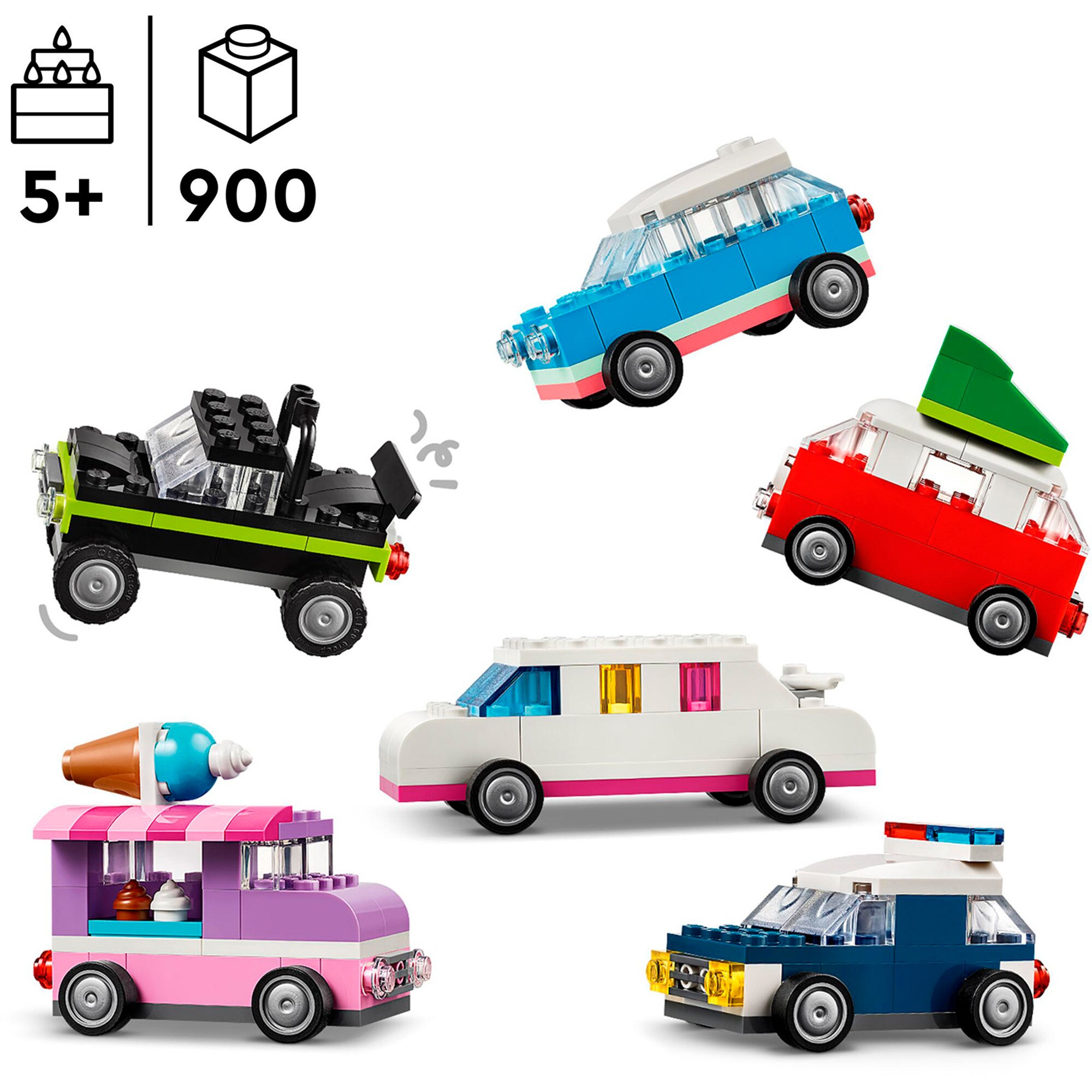 LEGO Konstruktionsspielzeug Classic Kreative Fahrzeuge