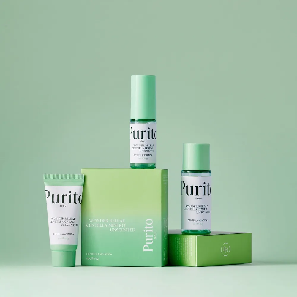 Purito Wonder Releaf Centella Mini kit Unscented - 1 stk.