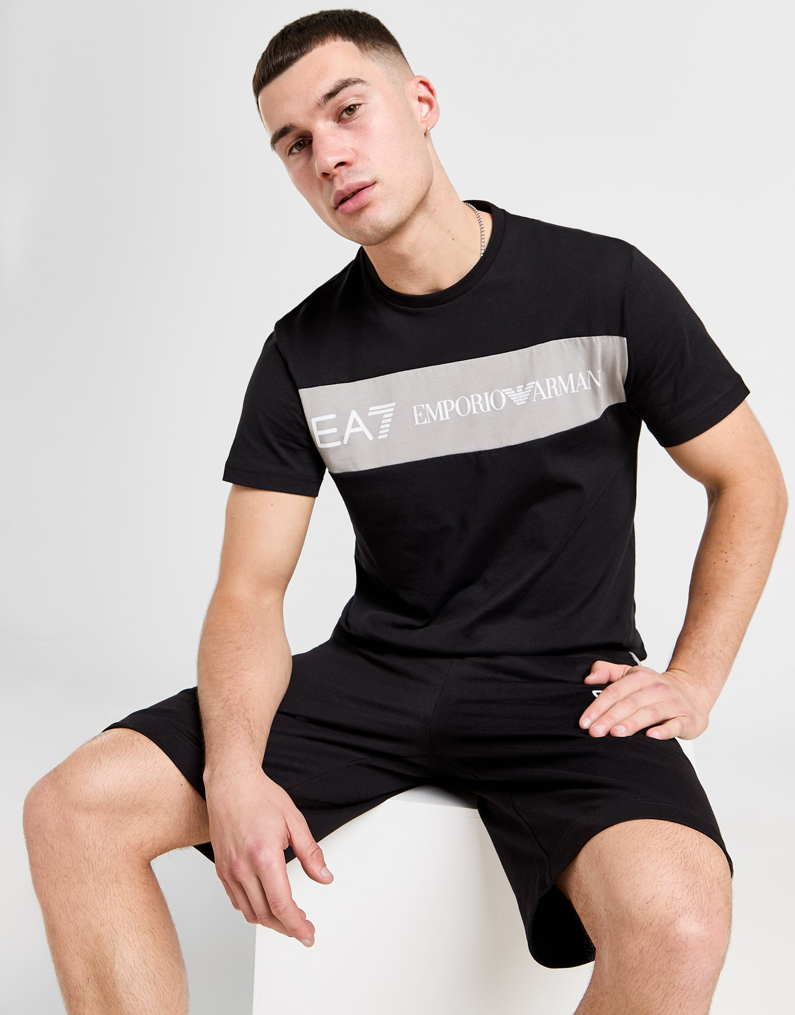 Emporio Armani EA7 T-shirt Colour Block Homme