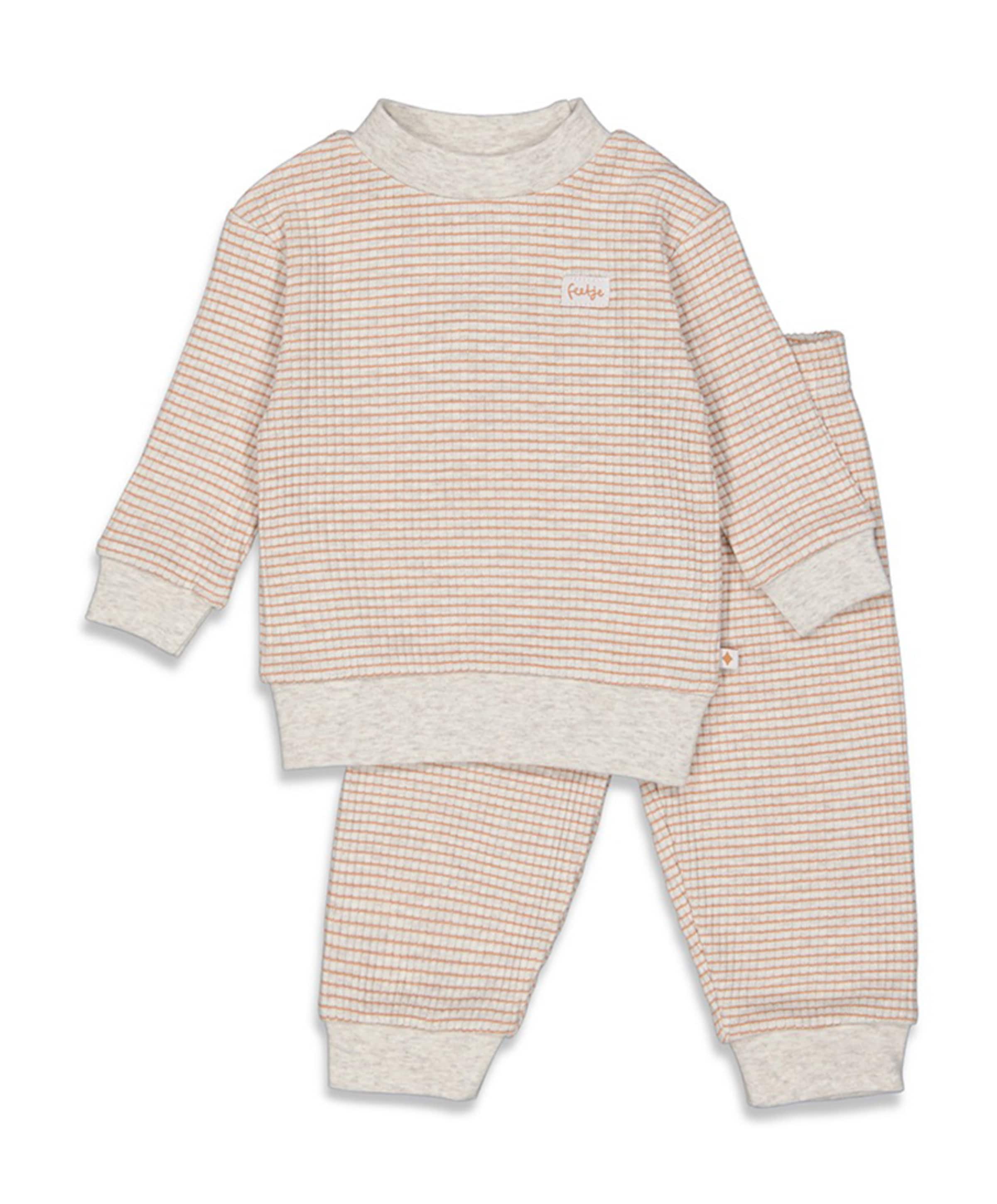 Feetje Uniseks pyjamaset  bruin