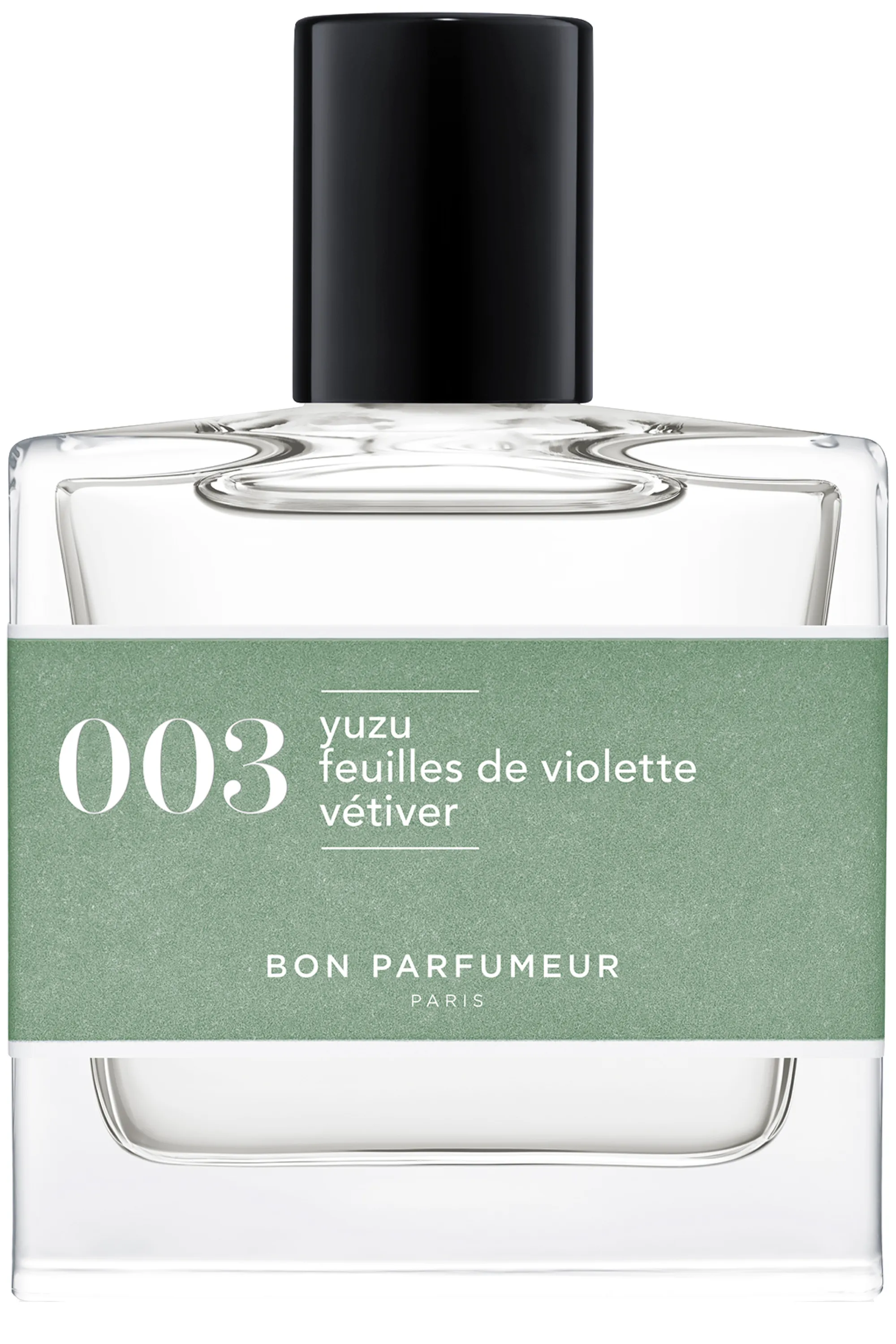 Bon Parfumeur Paris 003 Yuzu feuille de violette vétiver Eau de Cologne-100 ml