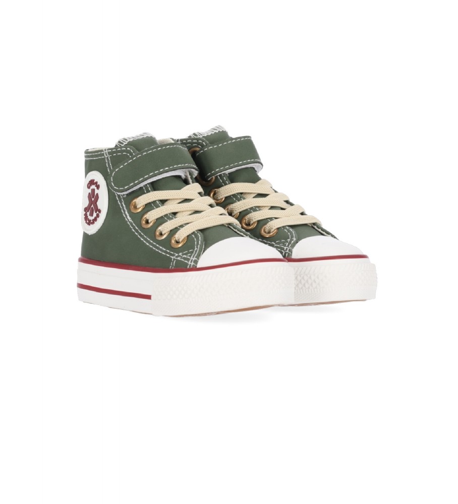 Tênis infantil Chika10 Lito, tamanho 37, verde.