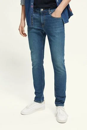 Scotch and Soda Skim Jeans Classic Blauw 165606 kopen