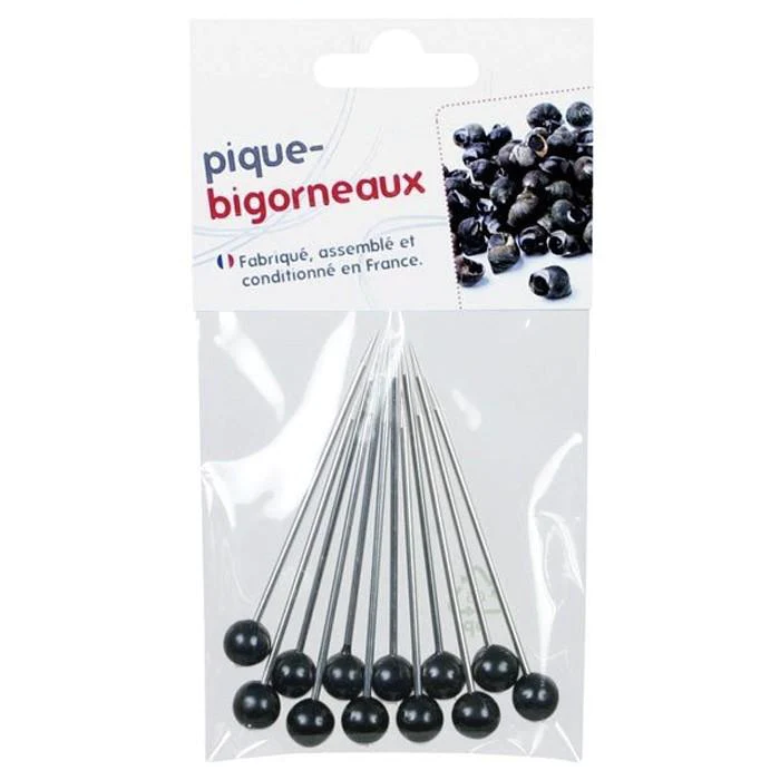 Piques à bigorneaux x 12 - Noir Chevalier diffusion