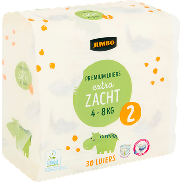 Jumbo Premium Luiers Maat 2 4-8 kg 30 Stuks
