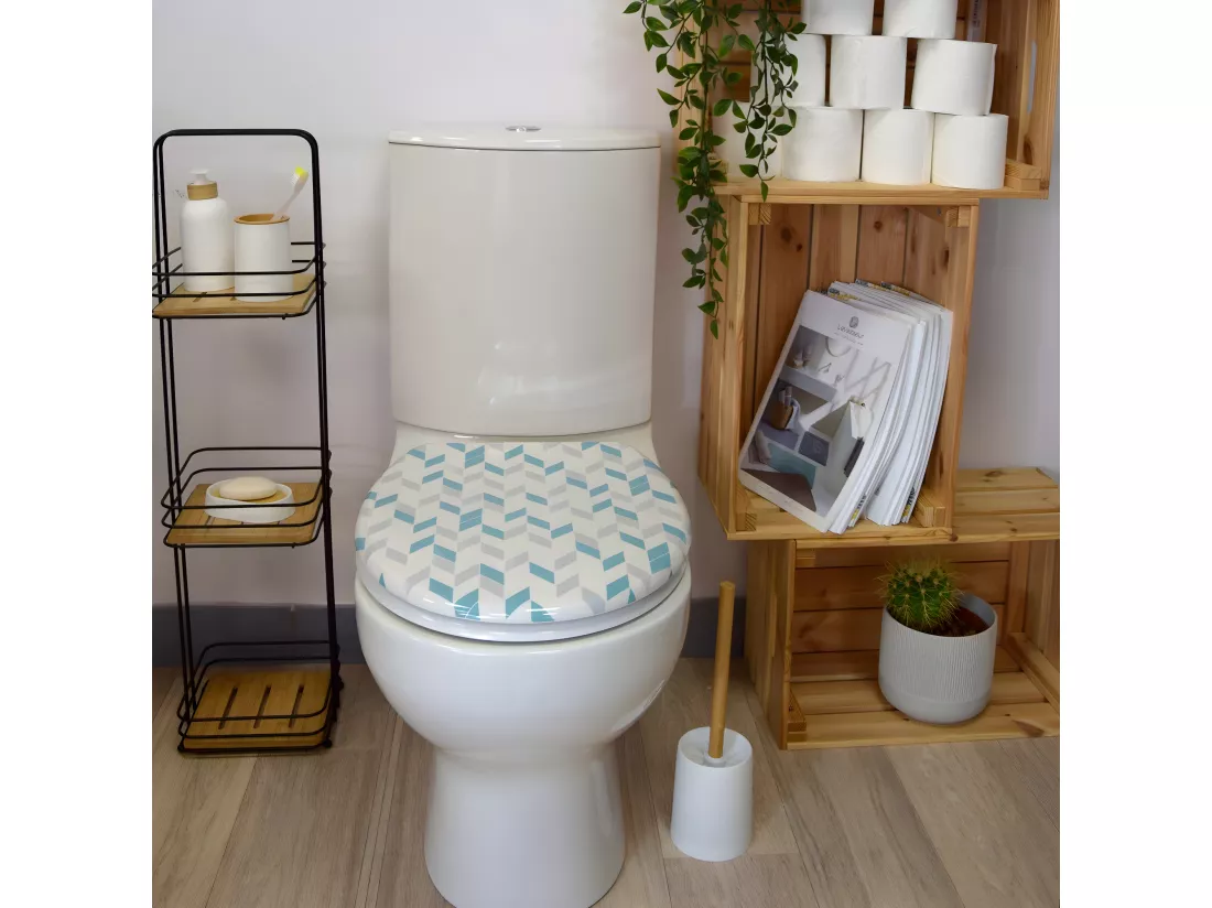 Abattant WC Thermodur Géométrique SCANDI