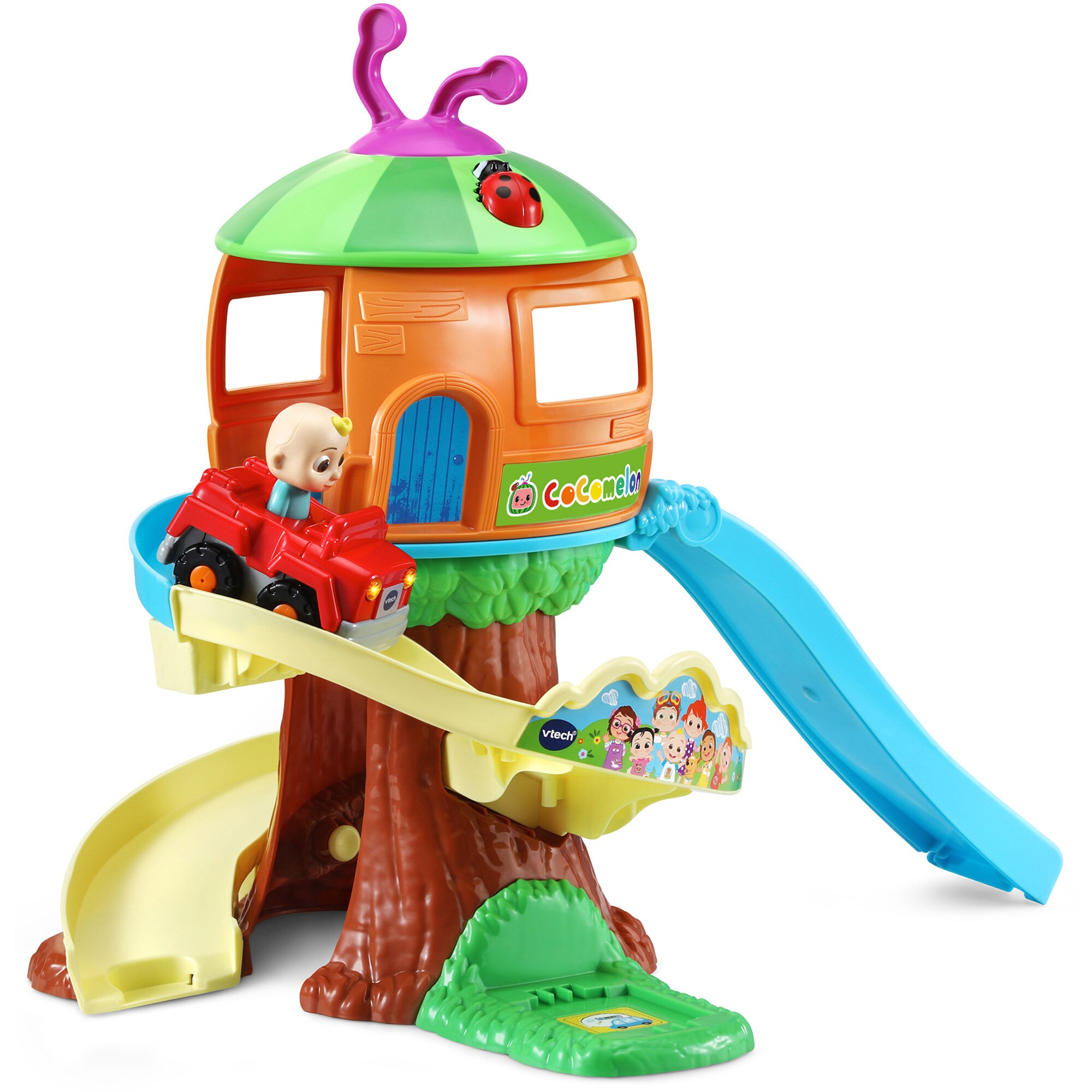 Vtech Spielgebäude Tut Tut Baby Flitzer - CoComelon JJs Baumhaus Schienenset