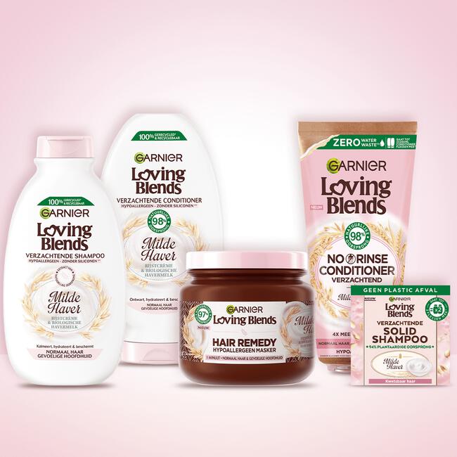 Garnier Loving Blends Shampoo Milde Haver 300 ML