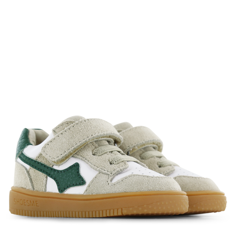 Shoesme beige sneakertje Leer, Suède | Jongens schoenen