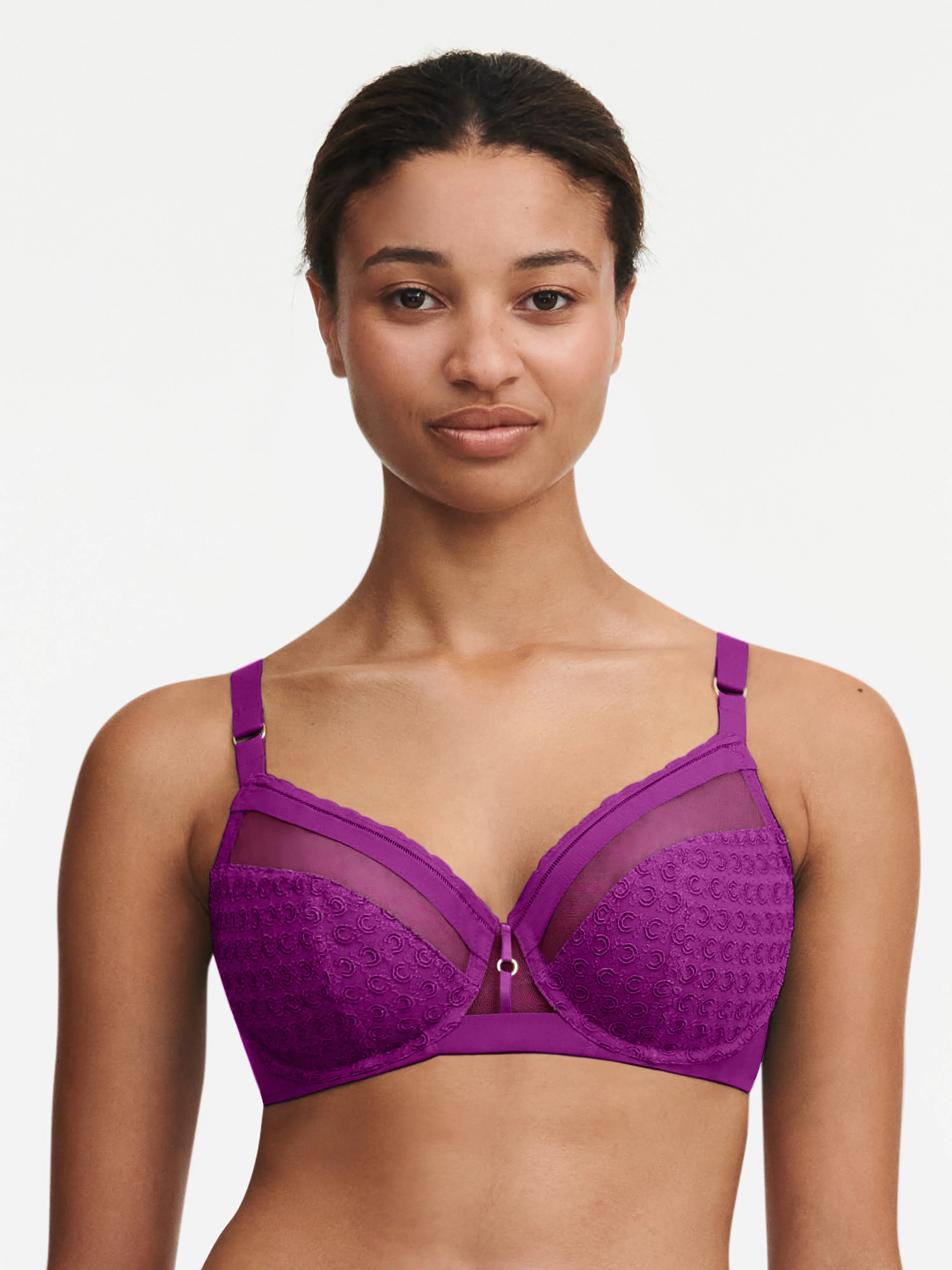 MONOGRAM - Soutien-gorge emboîtant broderie | Violet
