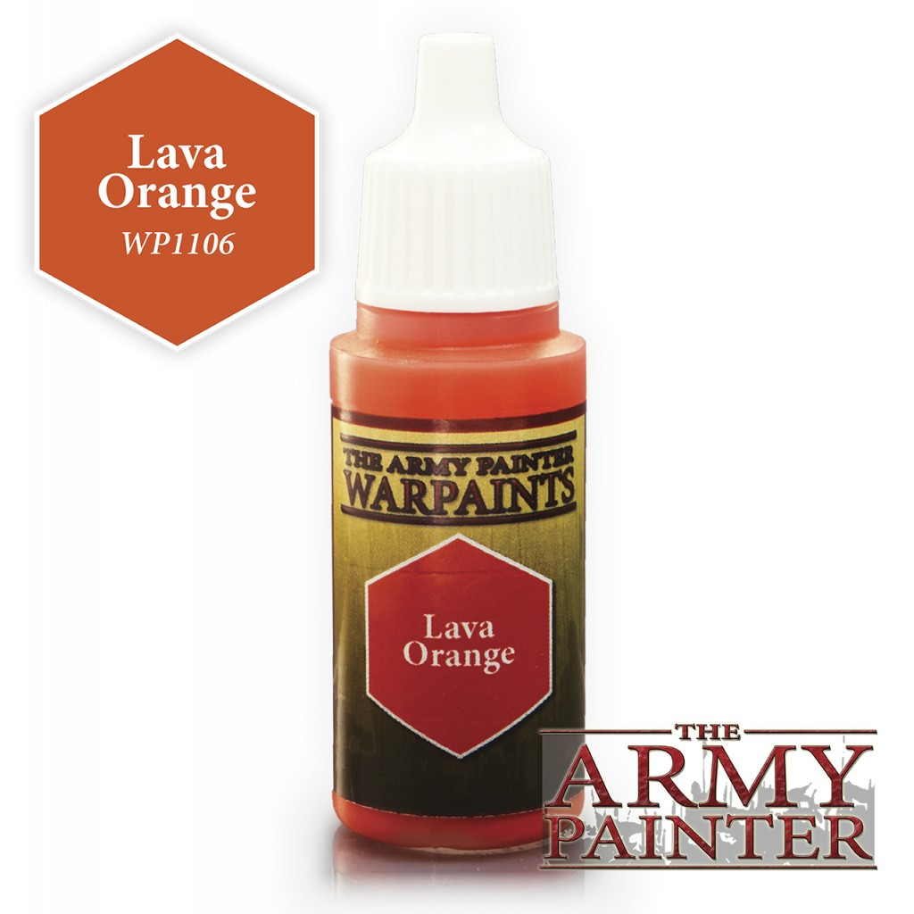 Army Painter Paint: Lava Orange