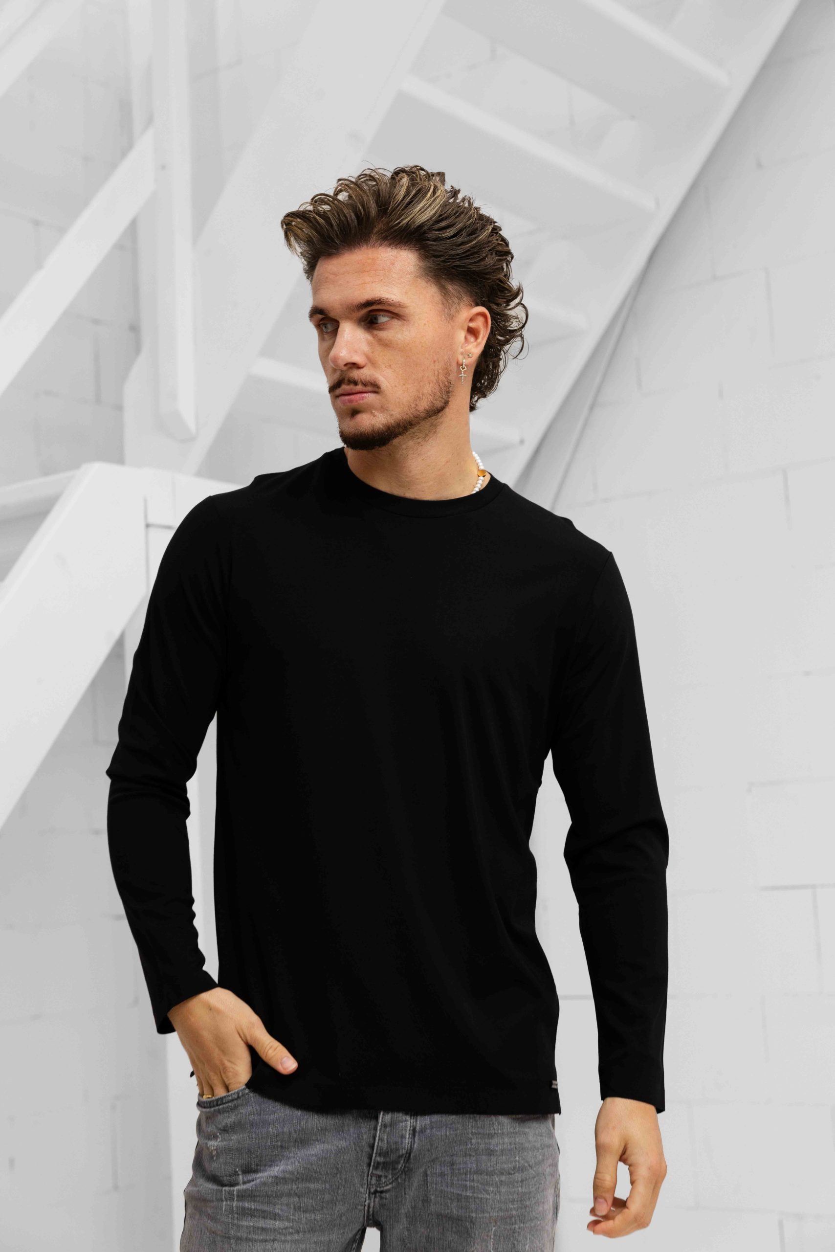Dadado Bari Sweatshirt Heren Zwart