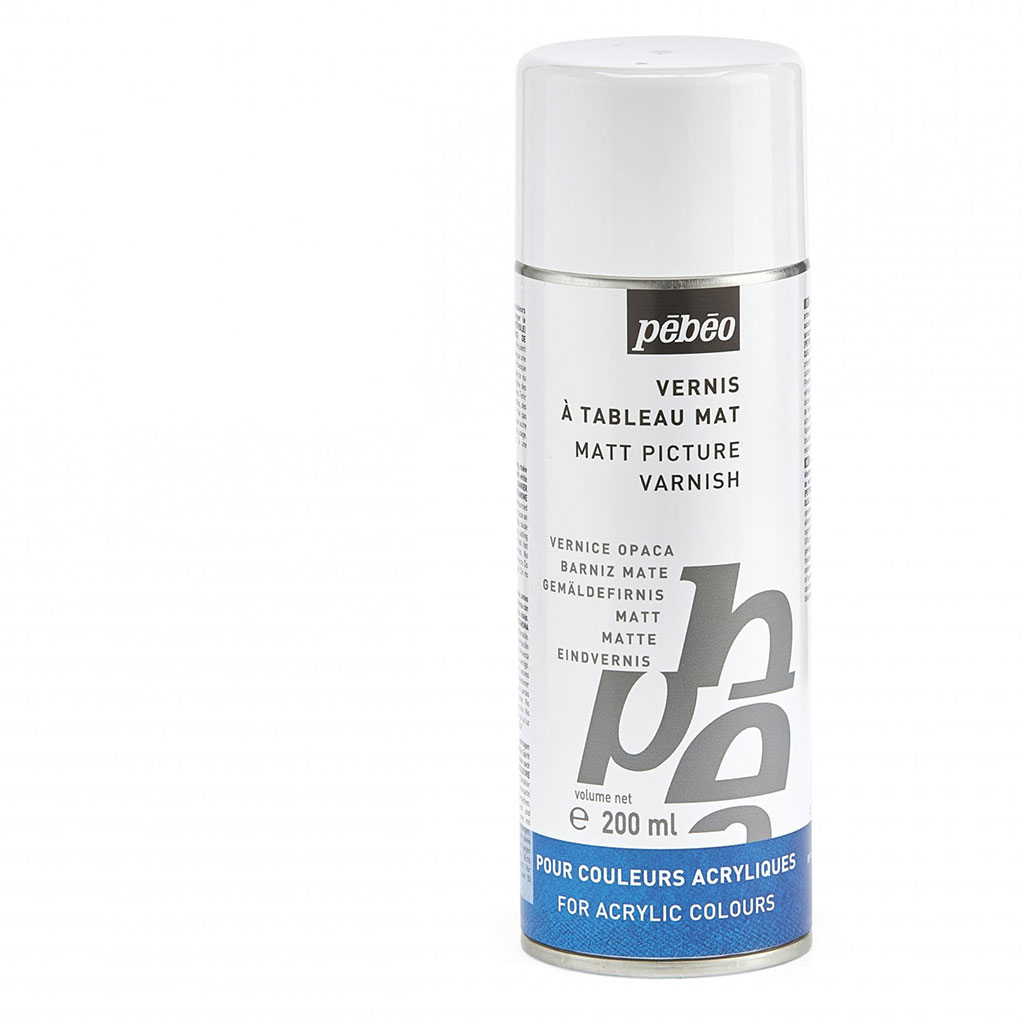 Spray vernis acrylique mat 200ml
