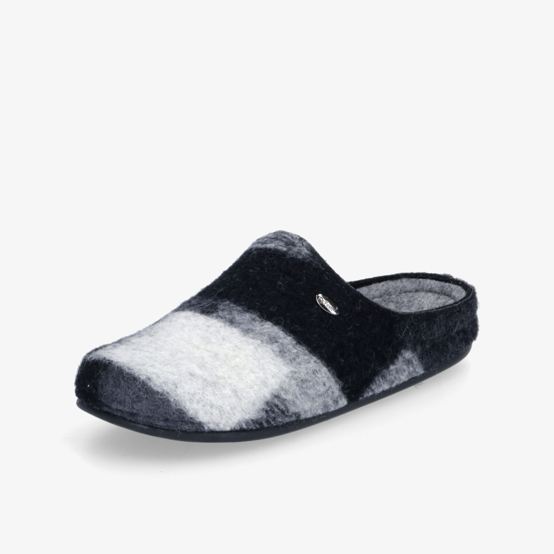 Dr. Feet Unisex Hausschuhe schwarz