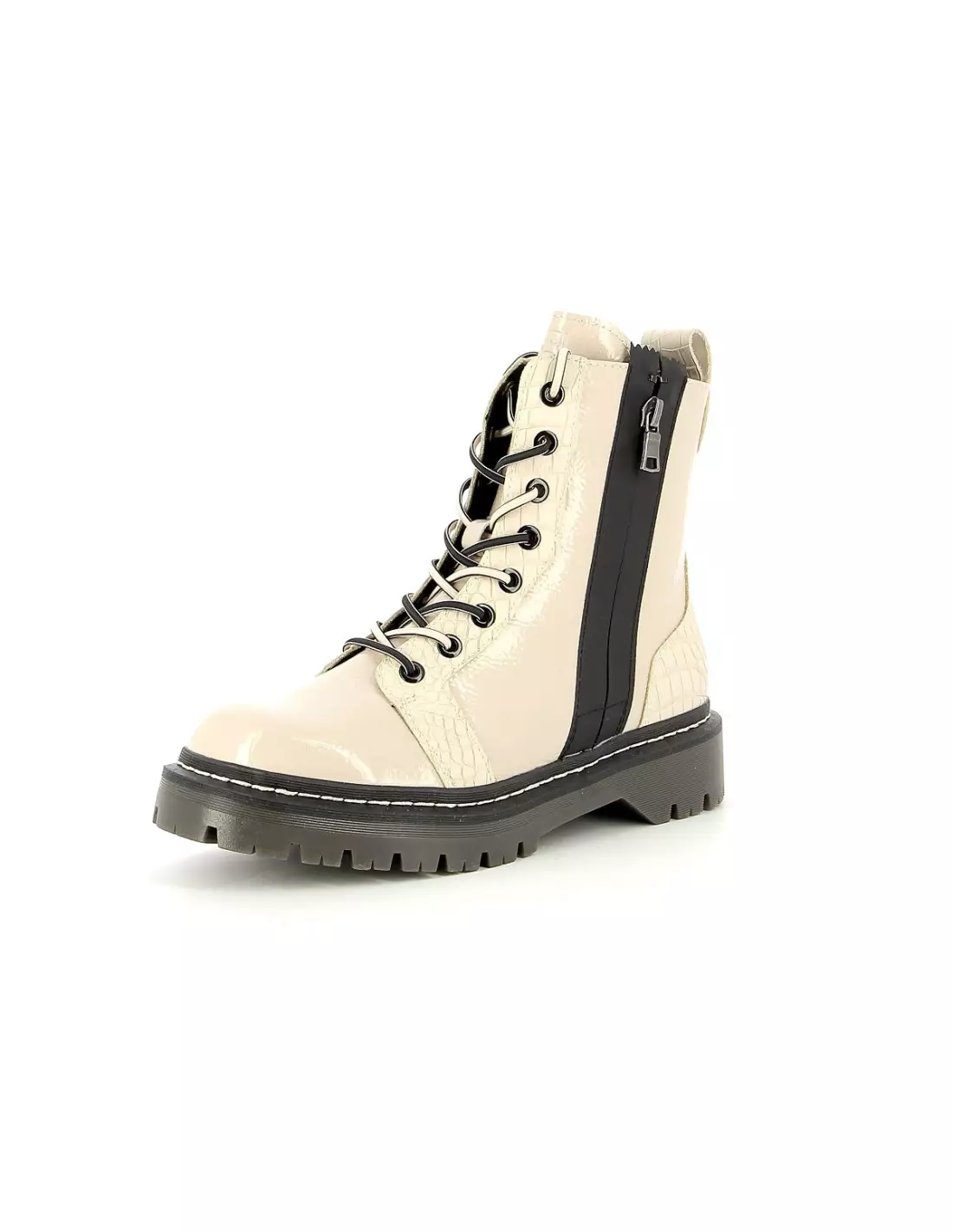 BUGATTI 431A4P505758 - Boots & bottines Beigereptileprint