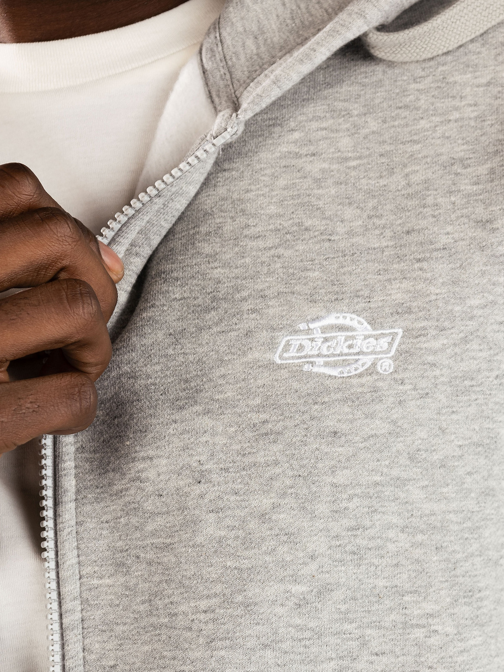 Dickies Summerdale Through Zip Hoodie grey melange