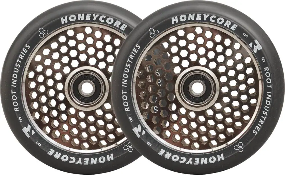 Root Honeycore Sort 120mm Hjul Til Løbehjul 2-Pak