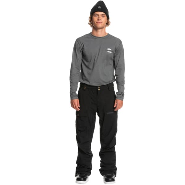 Pantalon de ski QUIKSILVER UTILITY PT SNPT TRUE BLACK