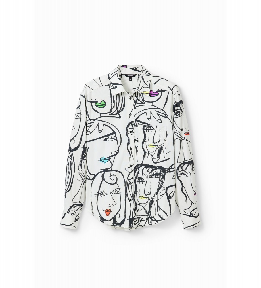 Camisa branca Desigual Verona
