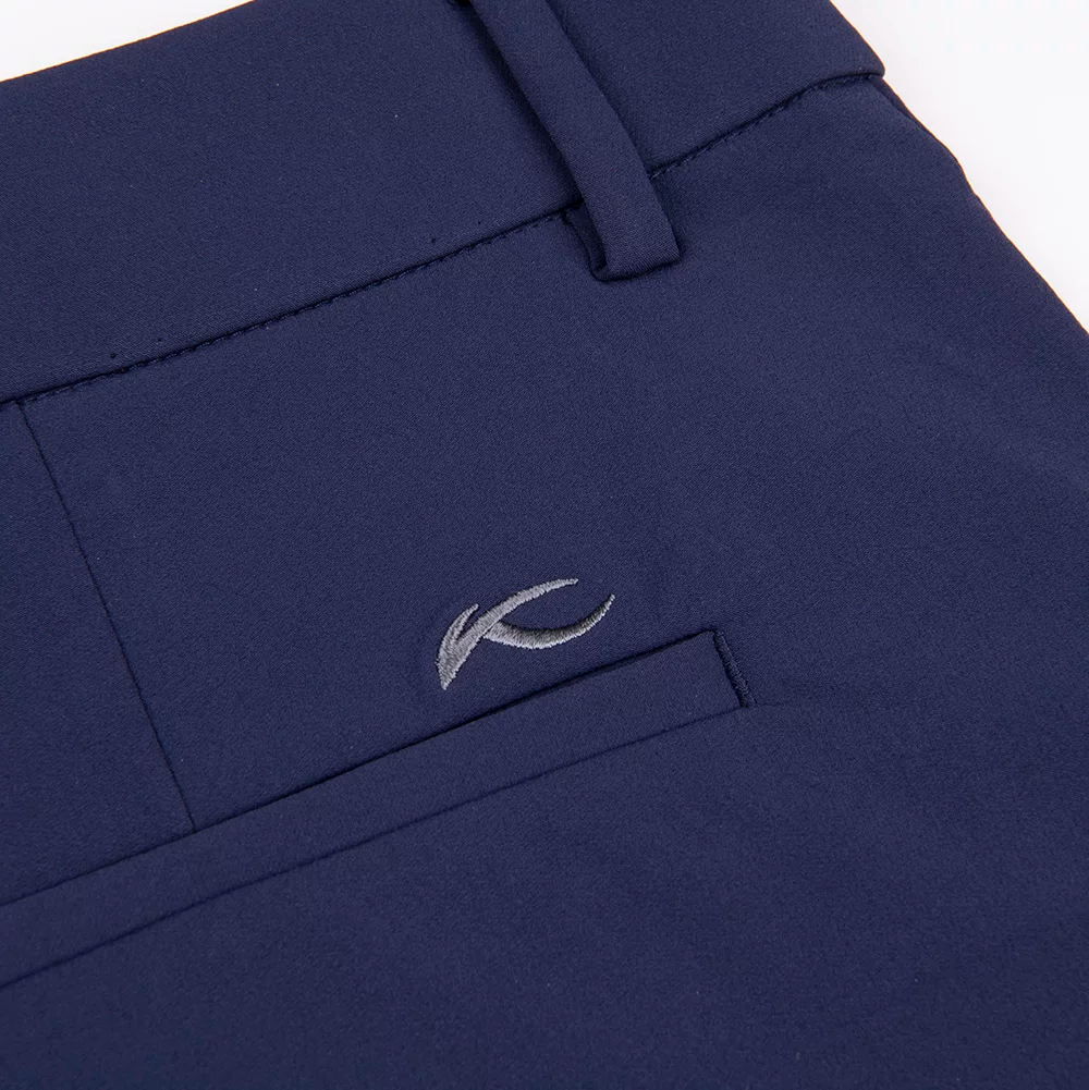 Ike Pants Tailored Fit Herre Atlanta Blue