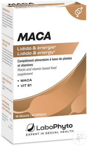 Labophyto Maca Aphrodisiaque Pour Hommes Et Femmes 60 Gélules